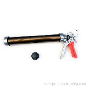 Heavy duty aluminum bulk nozzle caulking gun